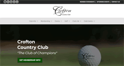 Desktop Screenshot of croftonclub.com