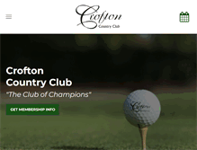 Tablet Screenshot of croftonclub.com